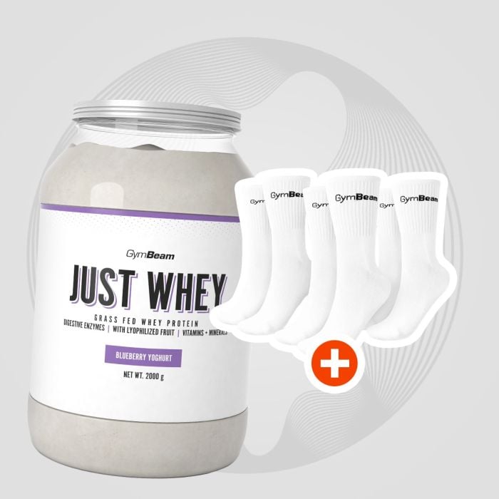 Just Whey Grass-Fed Protein - GymBeam 1000 g - lody waniliowe - 00