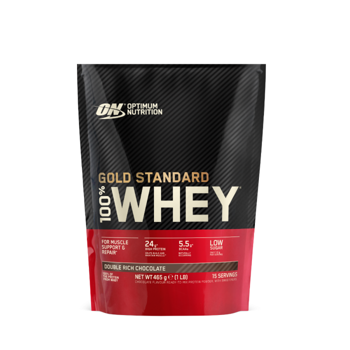 100% Whey Gold Standard - Optimum Nutrition 450 g - podwójna czekolada