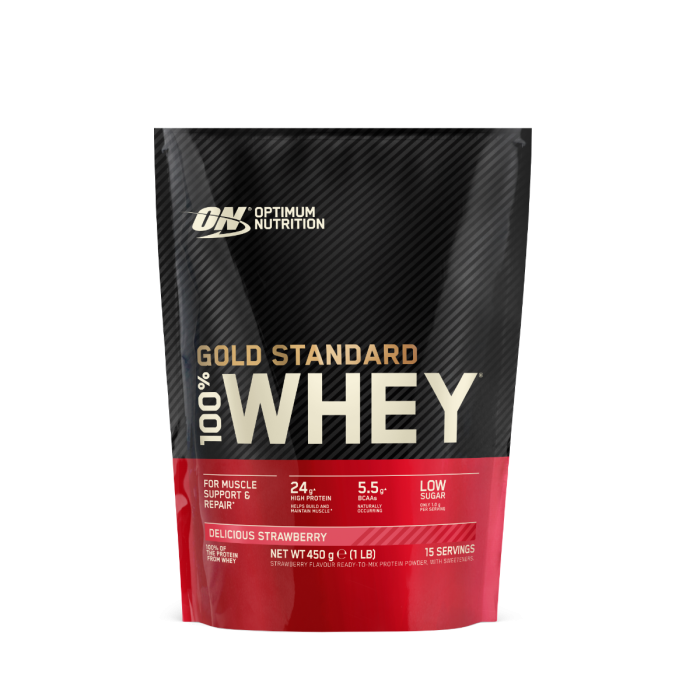 100% Whey Gold Standard - Optimum Nutrition 450 g - truskawka