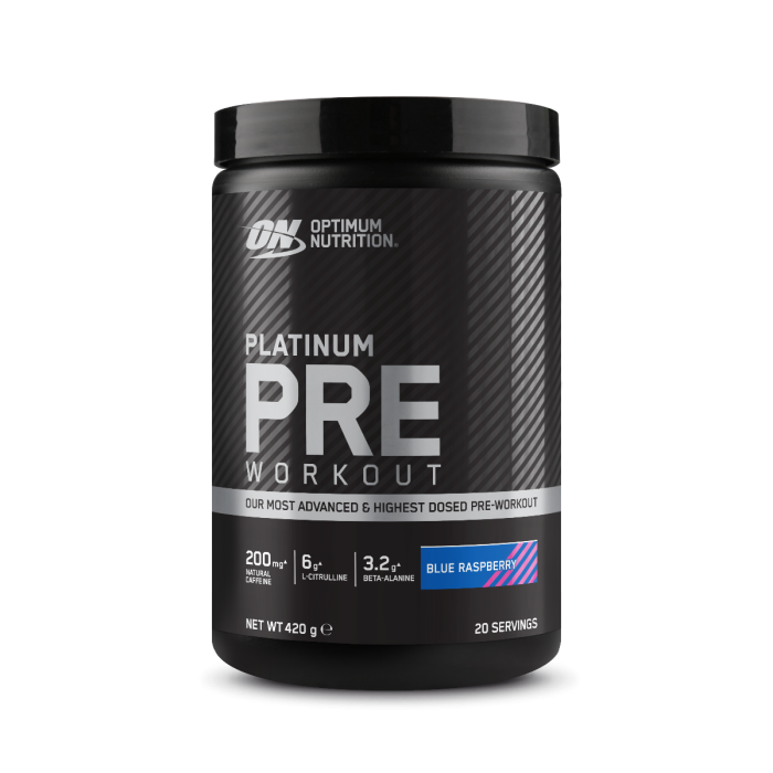 PLATINUM Pre Workout - Optimum Nutrition 420 g - niebieska malina