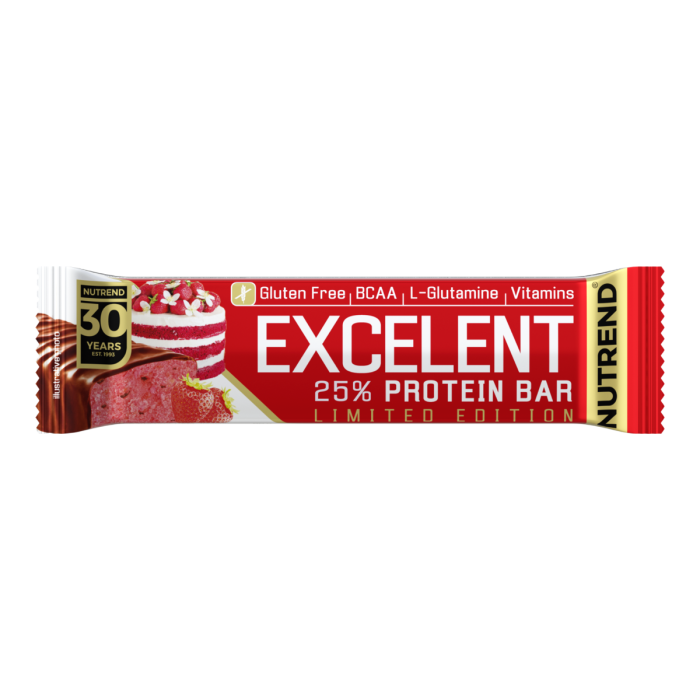 Baton białkowy Excelent 85 g - Nutrend 85 g - masło orzechowe