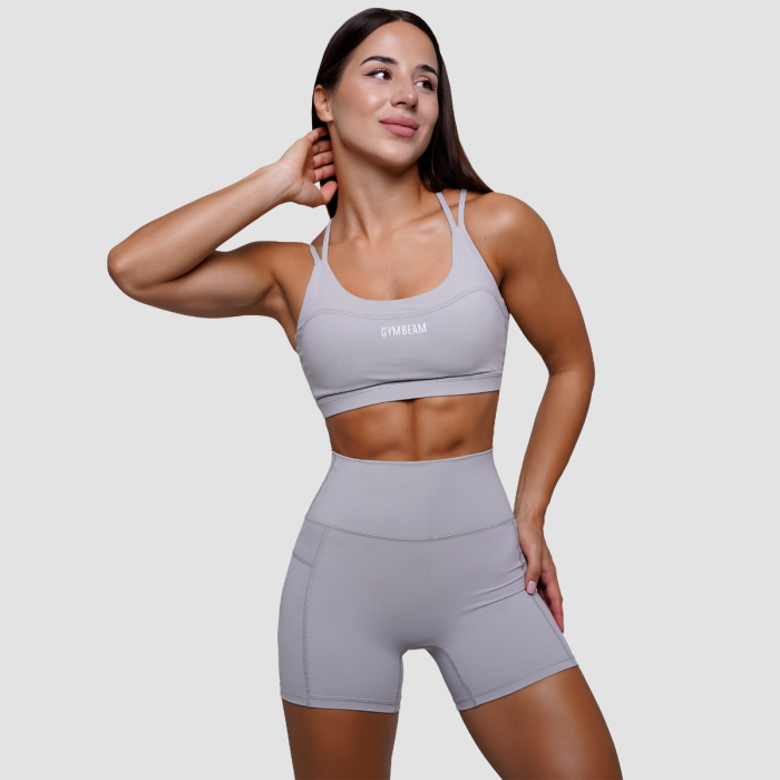 Biustonosz sportowy FIT Mist Grey - GymBeam M
