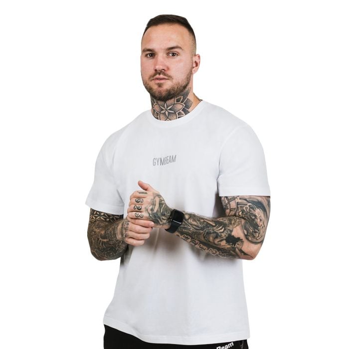 Koszulka FIT White - GymBeam L