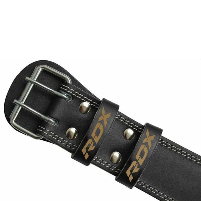 Skórzany pas do ćwiczeń 6“ Black/Gold - RDX Sports L