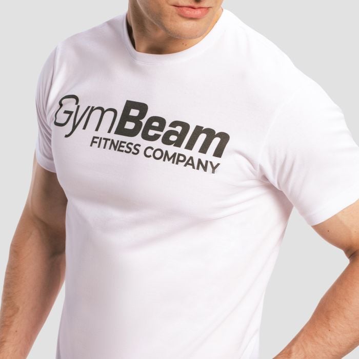 T-Shirt Fitness White - GymBeam XL