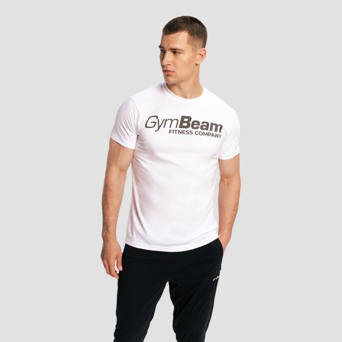 T-Shirt Fitness White - GymBeam XL