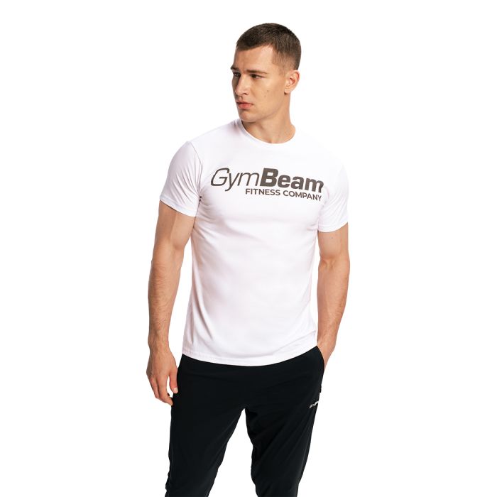 T-Shirt Fitness White - GymBeam XL