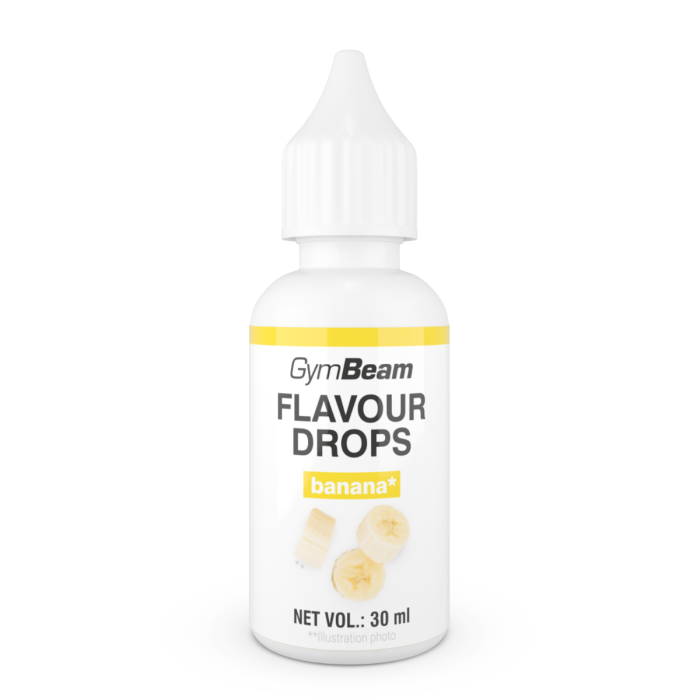 Flavour Drops - GymBeam 30 ml - banan