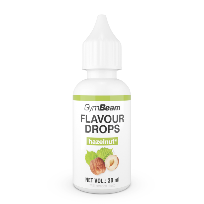 Flavour Drops - GymBeam 30 ml - orzech laskowy