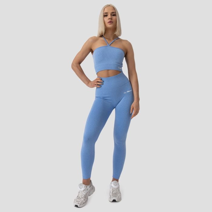 Biustonosz sportowy Halter FLO Blue - GymBeam M