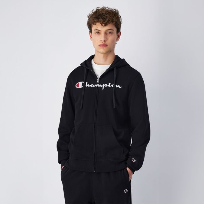 Bluza z kapturem Full Zip Black - Champion L