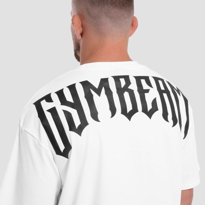 Grind T-shirt White - GymBeam XXL