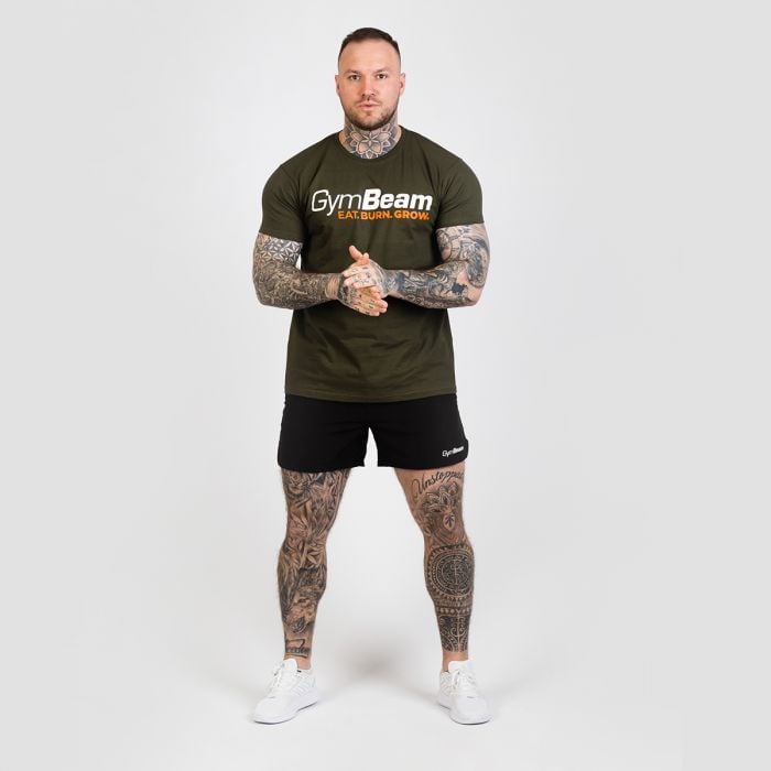 Koszulka Grow Military Green - GymBeam XL