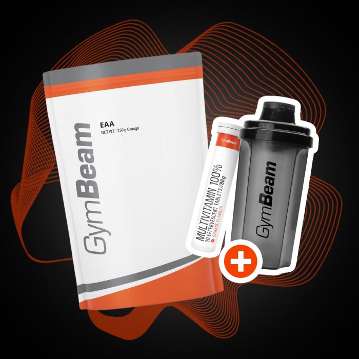 EAA - GymBeam 500 g - bez smaku