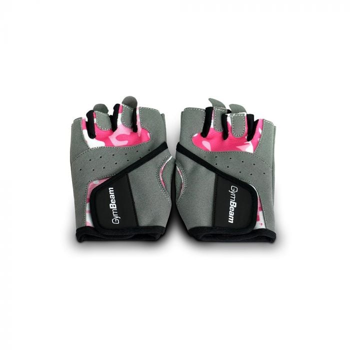 Rękawiczki fitness Camo Pink - GymBeam