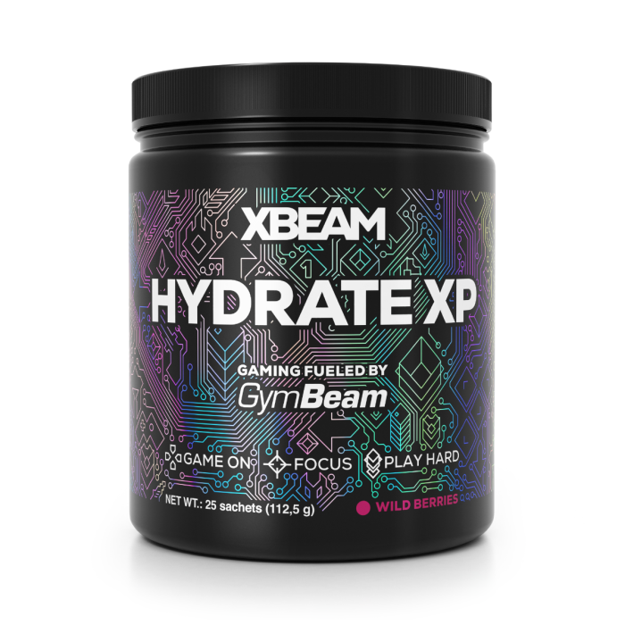 XBEAM Hydrate XP - GymBeam dzikie jagody - 112,5 g