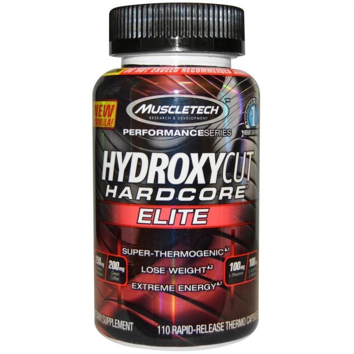 Spalacz tłuszczu Hydroxycut Hardcore Elite 110 kaps - Muscletech