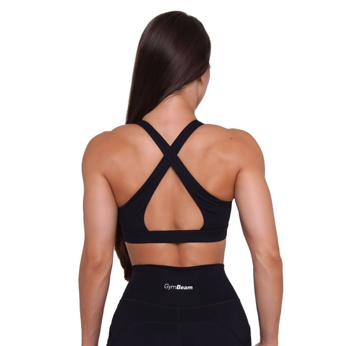 Biustonosz sportowy Ignite Black - GymBeam M
