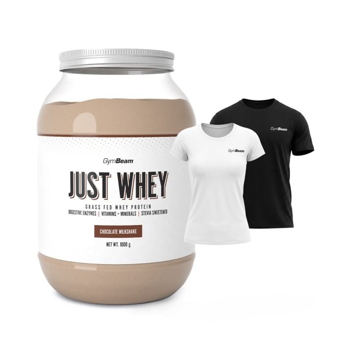 Just Whey Grass-Fed Protein - GymBeam 1000 g - lody waniliowe - 00
