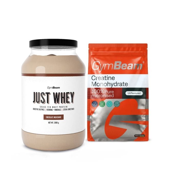 Just Whey Grass-Fed Protein - GymBeam 1000 g - lody waniliowe - 00