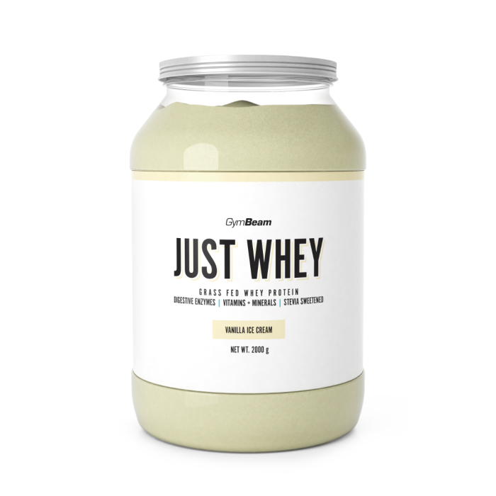 Just Whey Grass-Fed Protein - GymBeam 2000 g - lody waniliowe - 00
