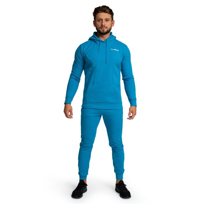 Bluza z kapturem Limitless Aquamarine - GymBeam XXL