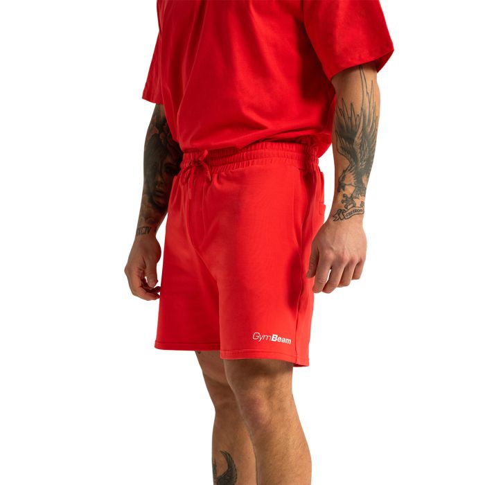 Spodenki Limitless Hot Red - GymBeam XXXL