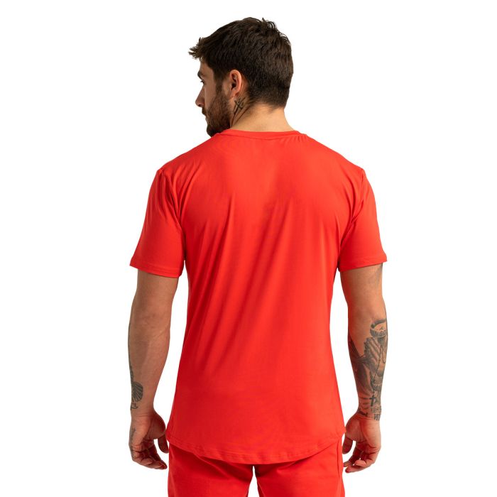 Koszulka sportowa Limitless Hot Red - GymBeam XXL