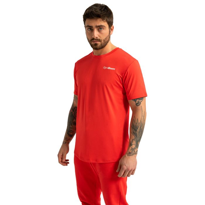 Koszulka sportowa Limitless Hot Red - GymBeam XXL
