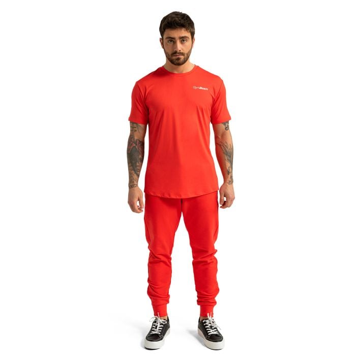 Koszulka sportowa Limitless Hot Red - GymBeam XXL