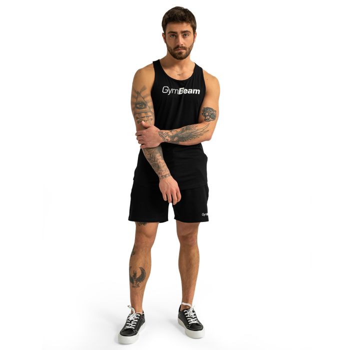 Koszulka bez rękawów Limitless Black - GymBeam M