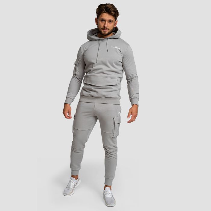 Męska bluza z kapturem TRN Grey - GymBeam M