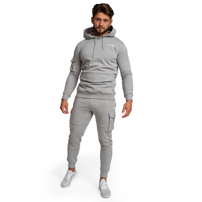 Męska bluza z kapturem TRN Grey - GymBeam M