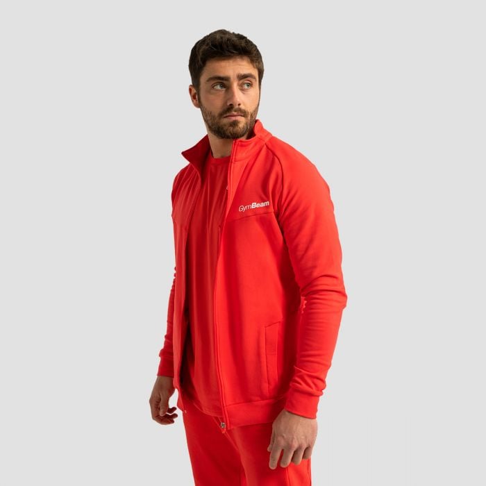 Bluza rozpinana Limitless Hot Red - GymBeam L