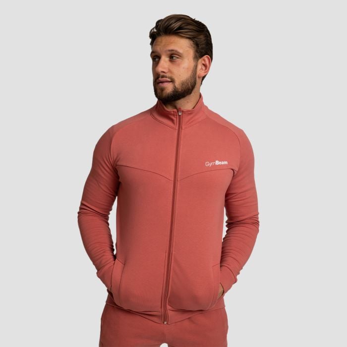Męska bluza rozpinana Limitless Cinnamon - GymBeam XXL