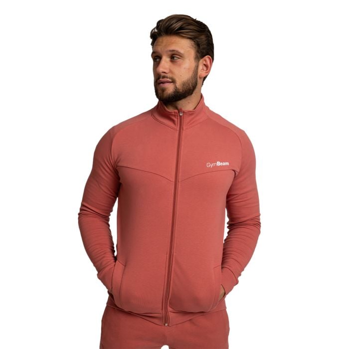 Męska bluza rozpinana Limitless Cinnamon - GymBeam XXL