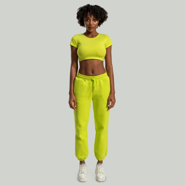 Damskie joggery Lunar Chartreuse - STRIX M