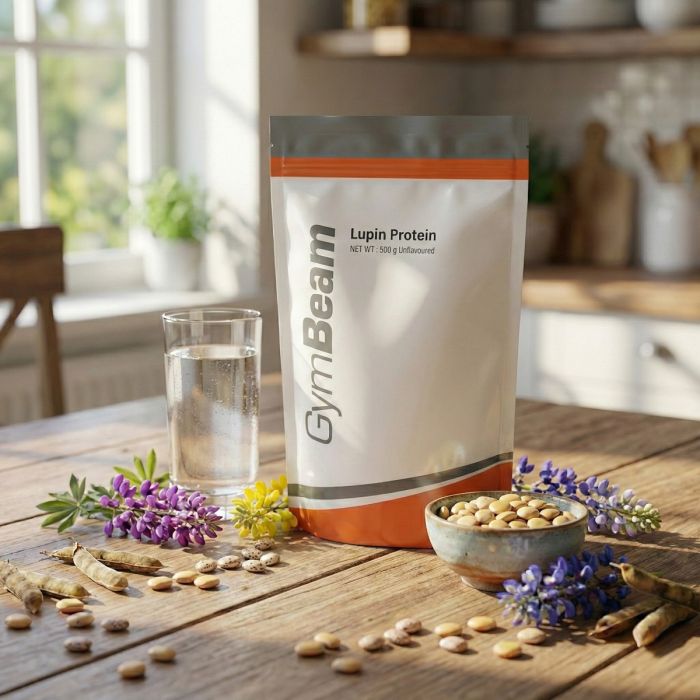 Białko z łubinu - GymBeam 500 g - bez smaku