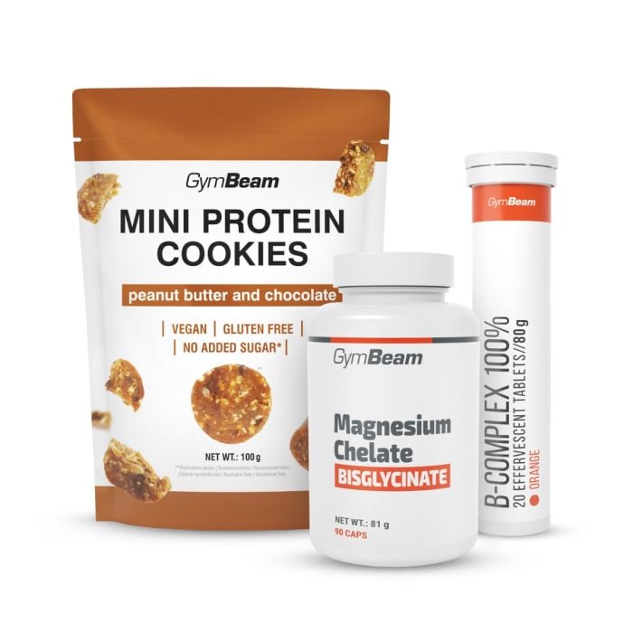 Chelat magnezu (bisglicynian) - GymBeam + PREZENTY 90 kaps