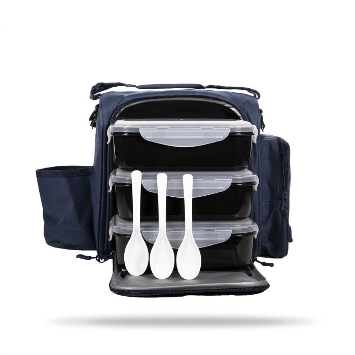 Torba na jedzenie FIT Prep Navy Blue - GymBeam single_variant
