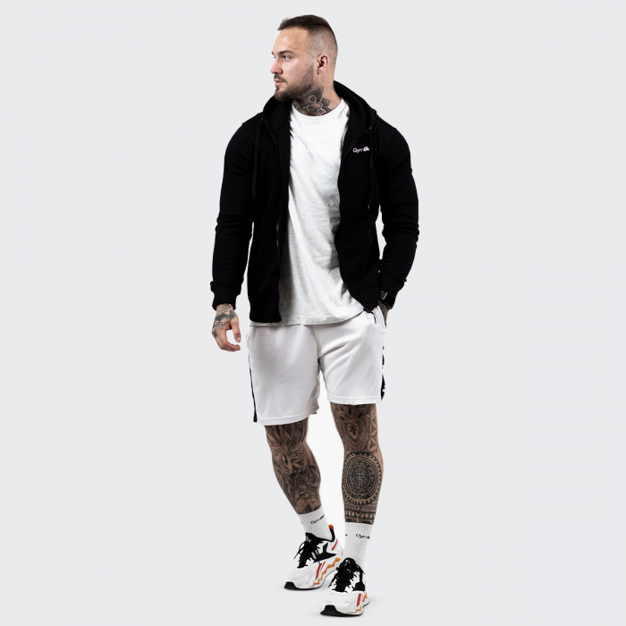 Bluza Zipper Hoodie Czarna - GymBeam XL