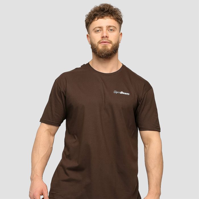 Koszulka Basic Chocolate Brown - GymBeam L
