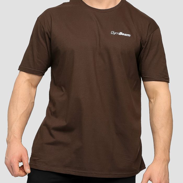 Koszulka Basic Chocolate Brown - GymBeam L