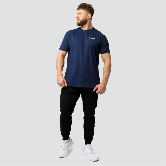 Koszulka Basic Navy Blue - GymBeam L