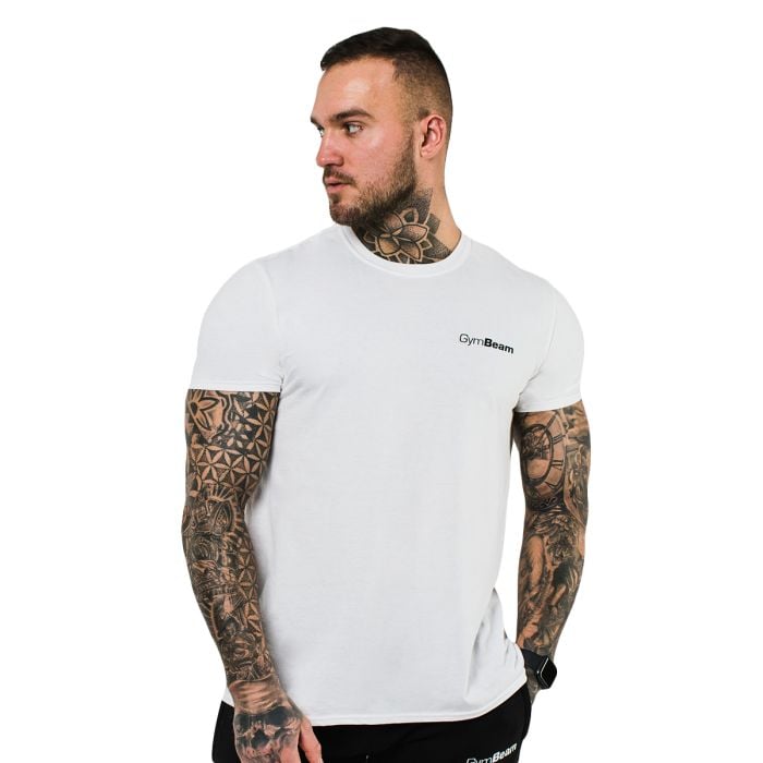 Koszulka Basic White - GymBeam L