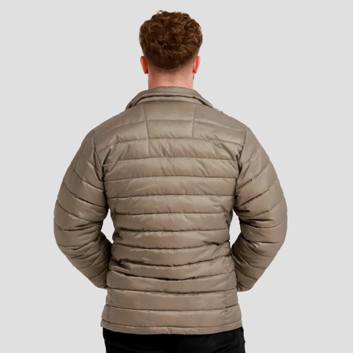 Męska kurtka Puffer Vetiver/Black - GymBeam XXL