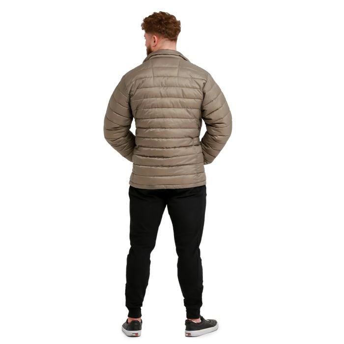 Męska kurtka Puffer Vetiver/Black - GymBeam XXL
