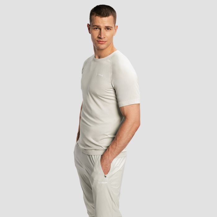 Męska koszulka do biegania Pulse X Gray - GymBeam L