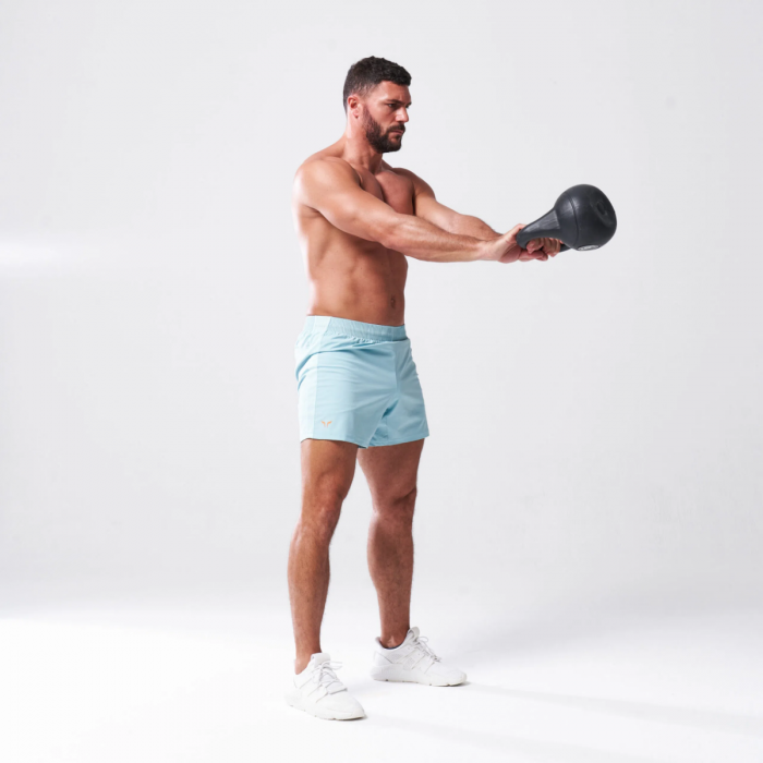 Męskie spodenki 6“ Lined Quickdry Canal Blue - SQUATWOLF XXL