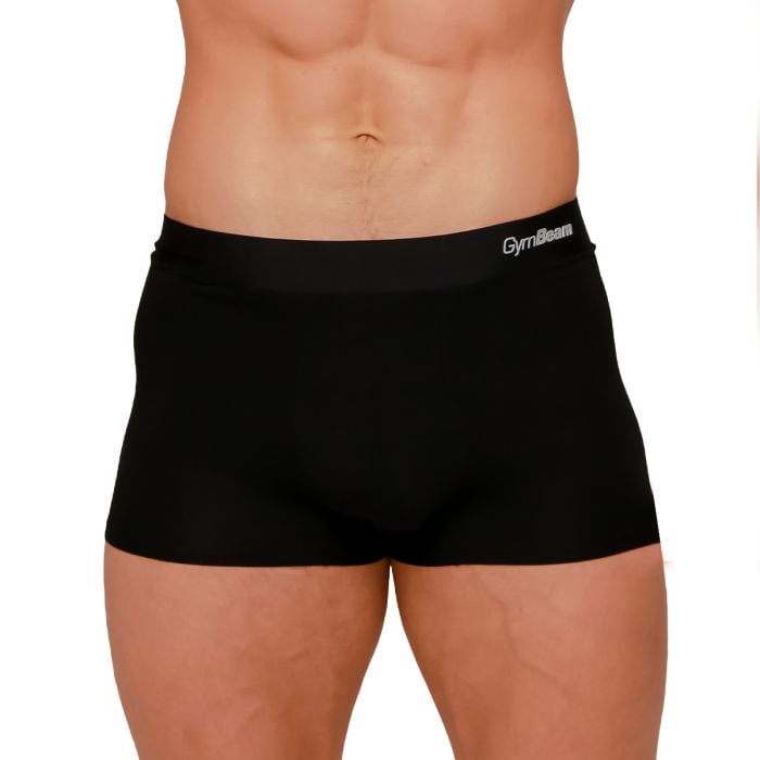 Bokserki męskie Soft 2Pack Black - GymBeam M